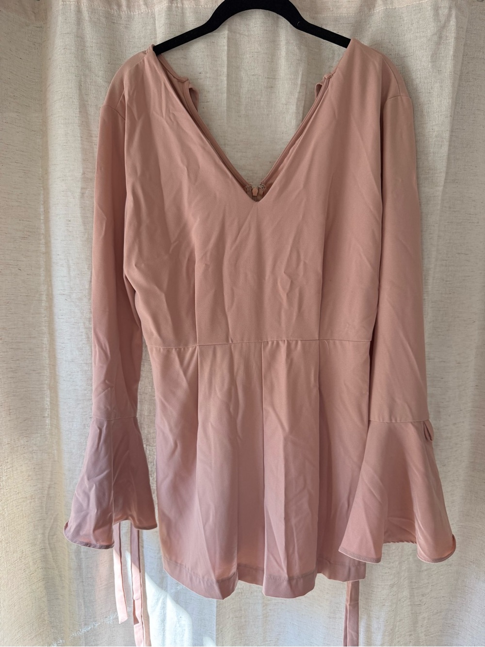 DO+BE Dusty Rose V-Neck Romper